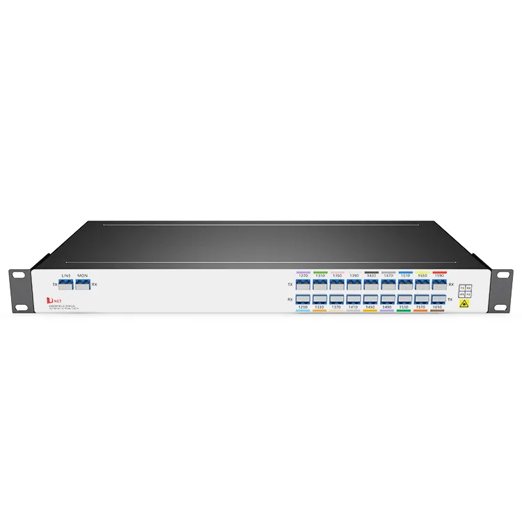 CWDM MUX DEMUX 18 channel dual fiber 1U khib