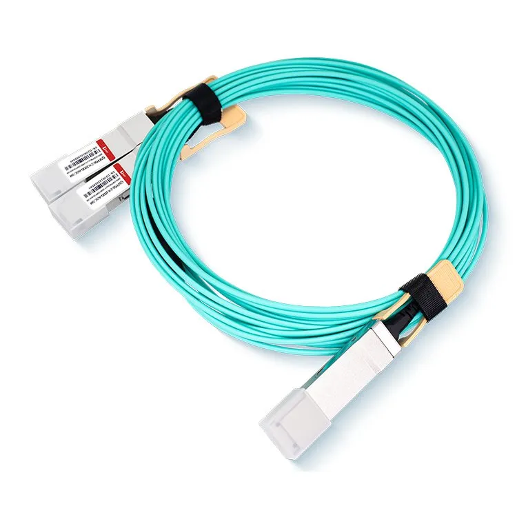 QSFP56 200G rau 2X100G breakout AOC cable